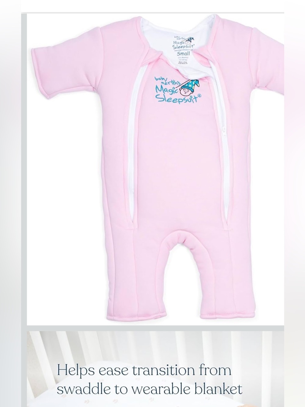 Magic Sleepsuit Baby Sleep Sack Romper - Pink